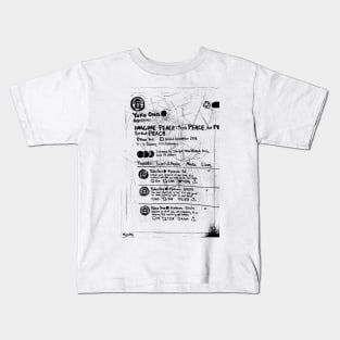 Three Tweets Doodle Black Kids T-Shirt